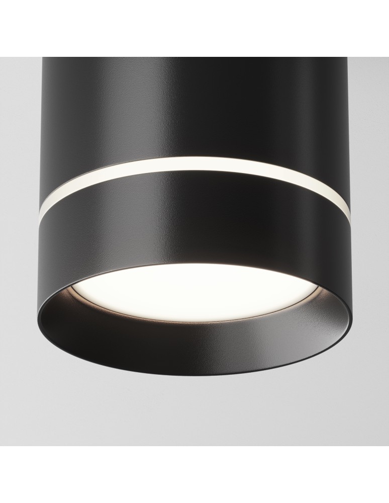 Maytoni Orlo Lampa Sufitowa LED 9W 300lm 4000K Black C085CL-9W4K-B