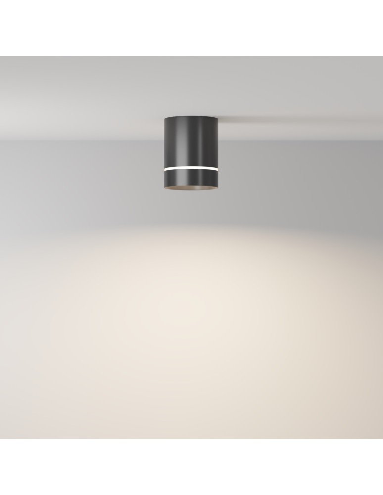 Maytoni Orlo Lampa Sufitowa LED 9W 300lm 4000K Black C085CL-9W4K-B