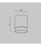 Maytoni Orlo Lampa Sufitowa LED 9W 400lm 4000K Biały C085CL-9W4K-W Maytoni Orlo Lampa Sufitowa LED 9W 400lm 4000K Biały C085CL-9W4K-W
