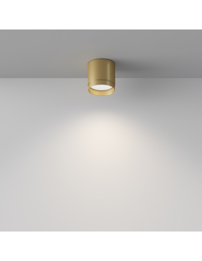 Maytoni Polar Lampa Sufitowa 1xGX53 15W Złoty Mat C088CL-GX53-MG Maytoni Polar Lampa Sufitowa 1xGX53 15W Złoty Mat C088CL-GX53-MG