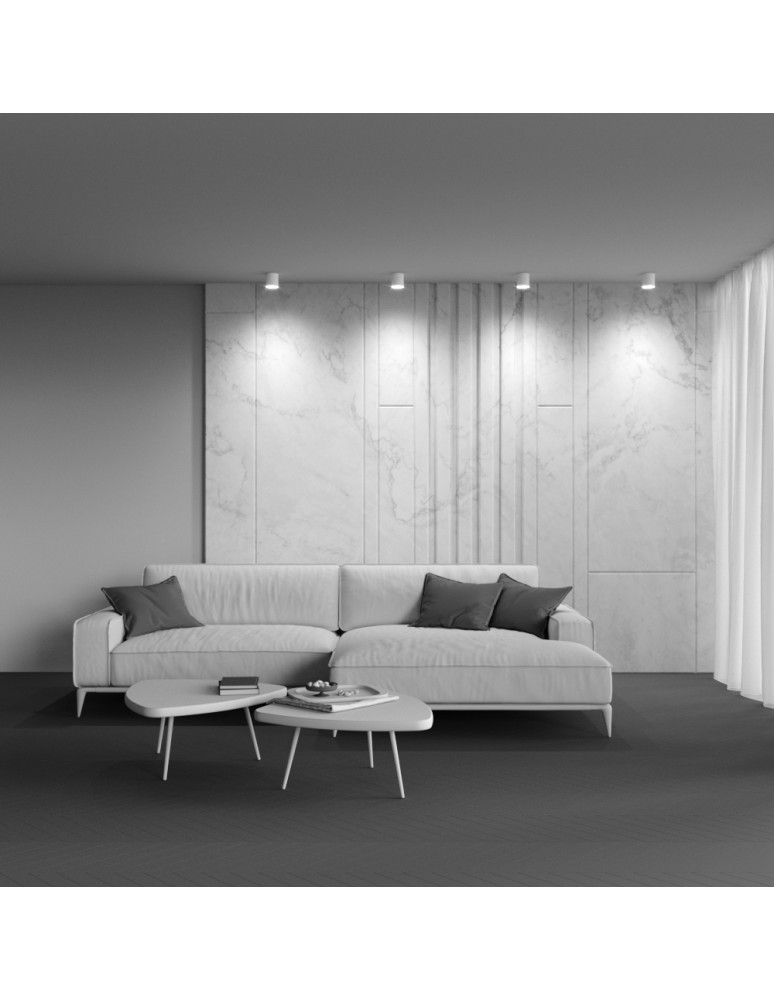Maytoni Polar Lampa Sufitowa 1xGX53 15W Biały C088CL-GX53-W Maytoni Polar Lampa Sufitowa 1xGX53 15W Biały C088CL-GX53-W