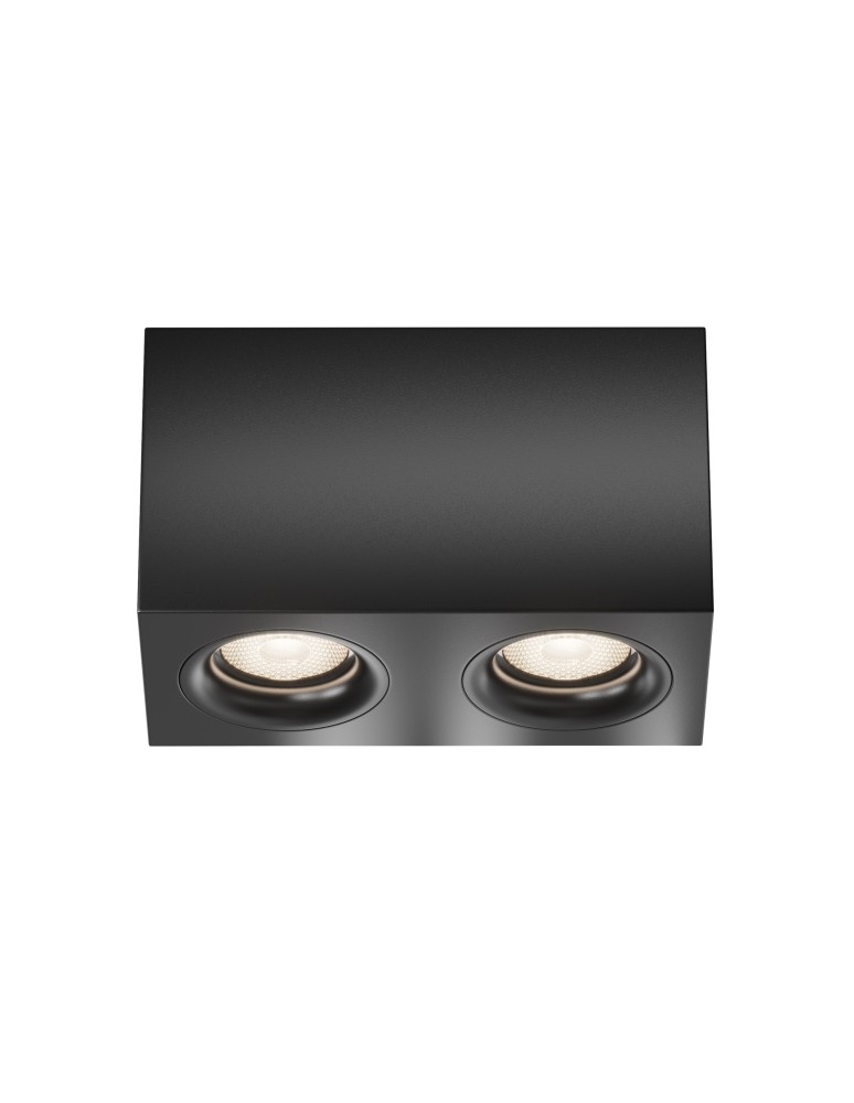 Maytoni Slim Lampa Sufitowa 2xGU10 50W Black C013CL-02B