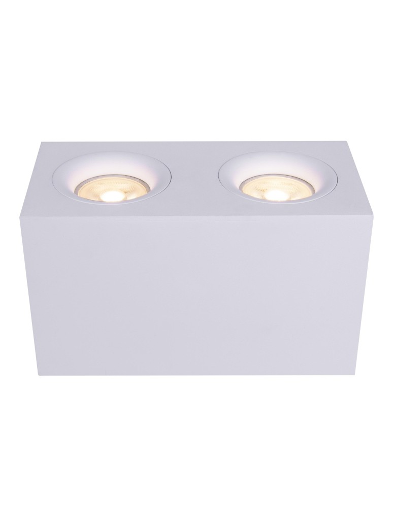 Maytoni Slim Lampa Sufitowa 2xGU10 50W Biały C013CL-02W Maytoni Slim Lampa Sufitowa 2xGU10 50W Biały C013CL-02W