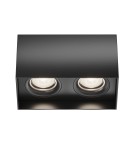 Oprawy sufitowe kwadratowe - Maytoni Slim Lampa Sufitowa 2xGU10 50W Black C015CL-02B - product 2
