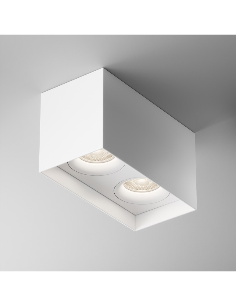 Maytoni Slim Lampa Sufitowa 2xGU10 50W Biały C015CL-02W Maytoni Slim Lampa Sufitowa 2xGU10 50W Biały C015CL-02W