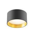 Maytoni Vega Lampa Sufitowa LED 12W 890lm 3000K Czarny, Złoty Mat C089CL-12W3K-BMG Maytoni Vega Lampa Sufitowa LED 12W 890lm 3000K Czarny, Złoty Mat C089CL-12W3K-BMG