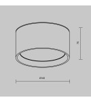 Oprawy sufitowe LEDowe - Maytoni Vega Lampa Sufitowa LED 15W 1020lm 3000K Biały C089CL-15W3K-W - product 6