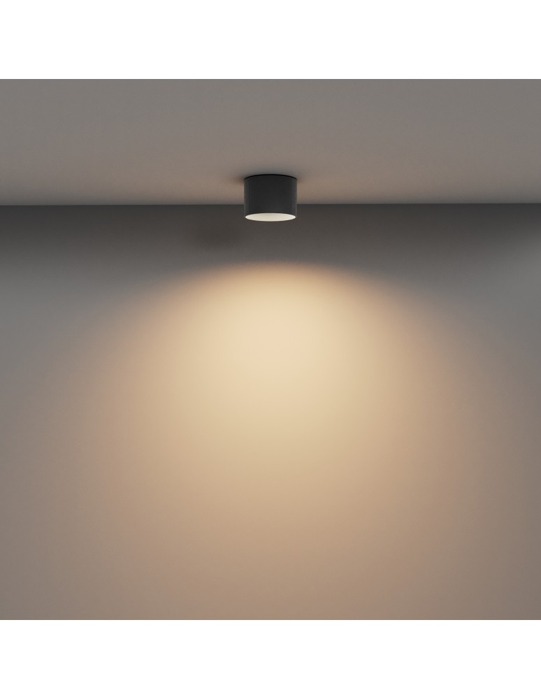 Maytoni Vega Lampa Sufitowa LED 8W 580lm 3000K Black C089CL-8W3K-B Maytoni Vega Lampa Sufitowa LED 8W 580lm 3000K Black C089CL-8W3K-B