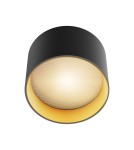 Oprawy sufitowe LEDowe - Maytoni Vega Lampa Sufitowa LED 8W 580lm 3000K Czarny, Złoty Mat C089CL-8W3K-BMG - product 2