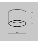 Maytoni Vega Lampa Sufitowa LED 8W 580lm 3000K Biały C089CL-8W3K-W Maytoni Vega Lampa Sufitowa LED 8W 580lm 3000K Biały C089CL-8W3K-W