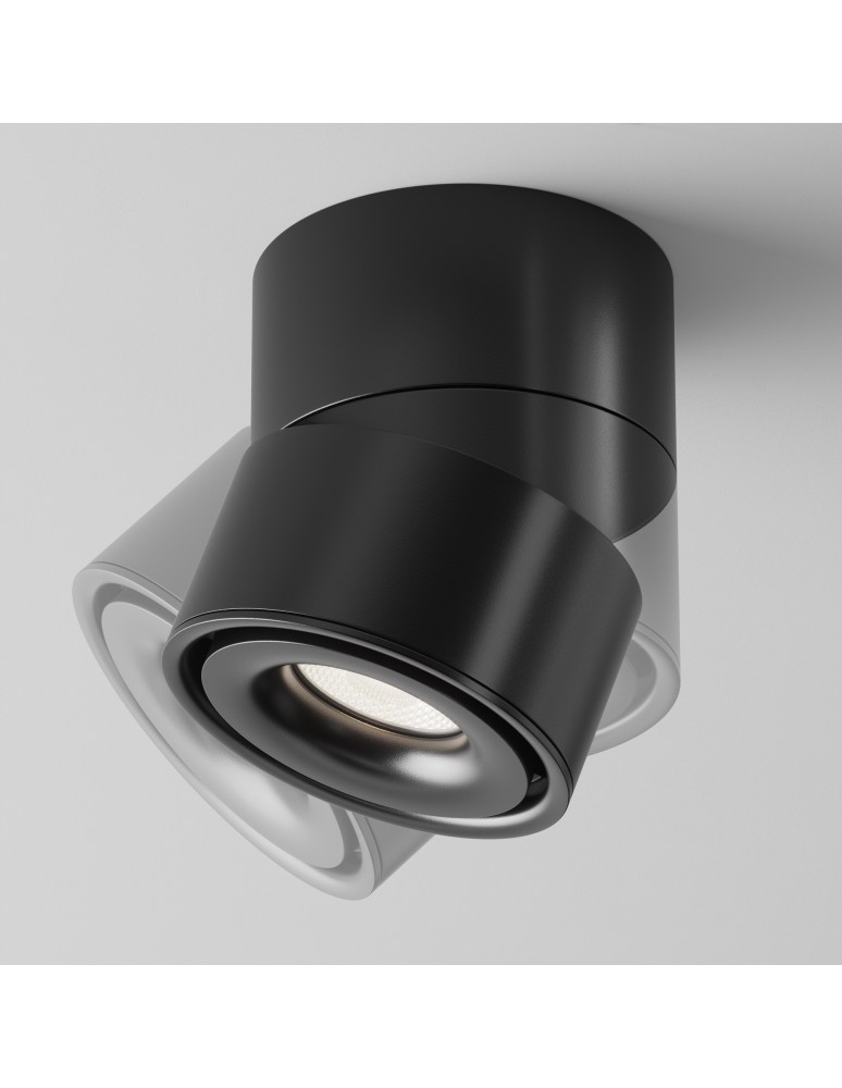 Maytoni Yin Lampa Sufitowa LED 15W 970lm 4000K Black C084CL-15W4K-D-B Maytoni Yin Lampa Sufitowa LED 15W 970lm 4000K Black C084CL-15W4K-D-B