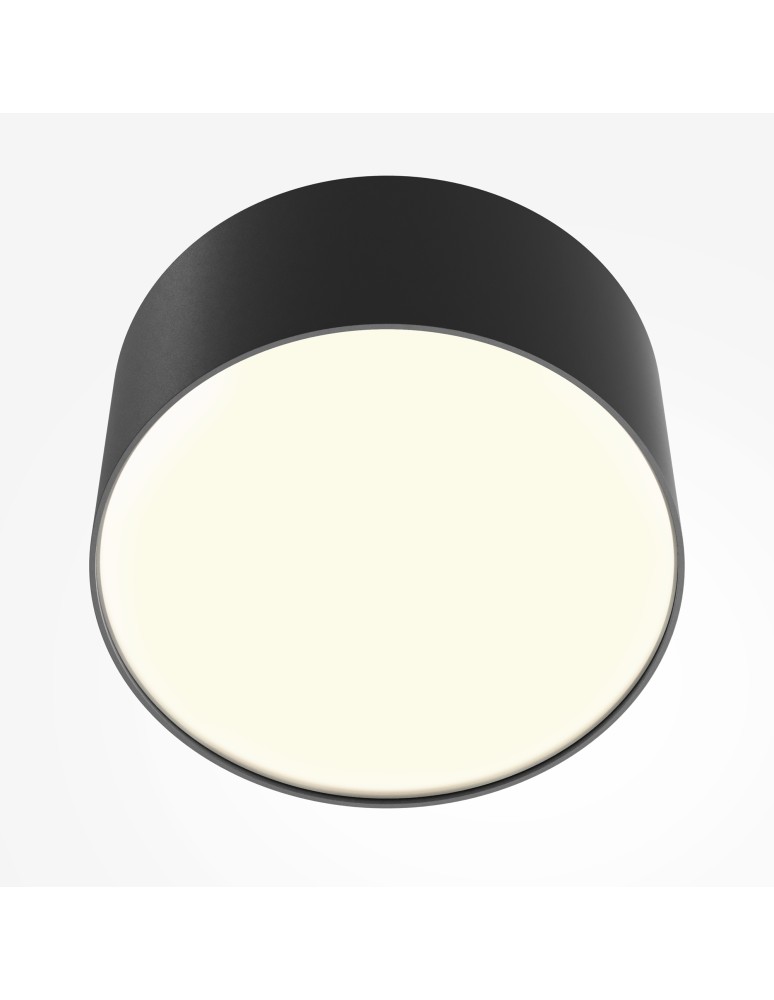 Maytoni Zon Lampa Sufitowa LED 12W 560lm 3000K Black C032CL-12W3K-RD-B Maytoni Zon Lampa Sufitowa LED 12W 560lm 3000K Black C032CL-12W3K-RD-B