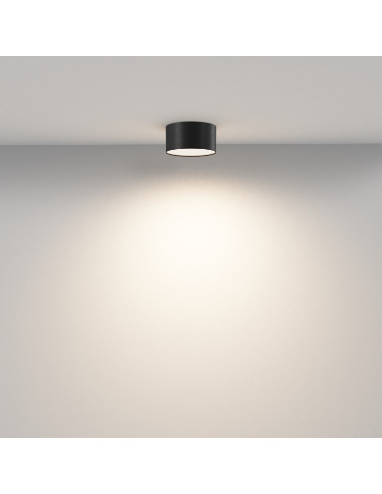 Maytoni Zon Lampa Sufitowa LED 12W 560lm 3000K Black C032CL-12W3K-RD-B Maytoni Zon Lampa Sufitowa LED 12W 560lm 3000K Black C032CL-12W3K-RD-B