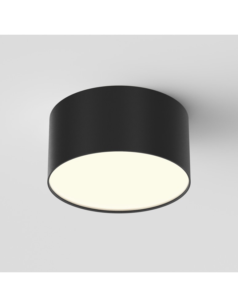 Maytoni Zon Lampa Sufitowa LED 12W 560lm 3000K Black C032CL-12W3K-RD-B Maytoni Zon Lampa Sufitowa LED 12W 560lm 3000K Black C032CL-12W3K-RD-B