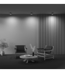 Maytoni Zon Lampa Sufitowa LED 12W 560lm 3000K Black C032CL-12W3K-RD-B Maytoni Zon Lampa Sufitowa LED 12W 560lm 3000K Black C032CL-12W3K-RD-B