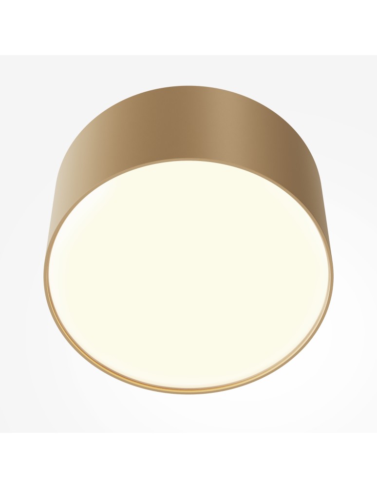 Maytoni Zon Lampa Sufitowa LED 12W 600lm 3000K Złoty Mat C032CL-12W3K-RD-MG Maytoni Zon Lampa Sufitowa LED 12W 600lm 3000K Złoty Mat C032CL-12W3K-RD-MG