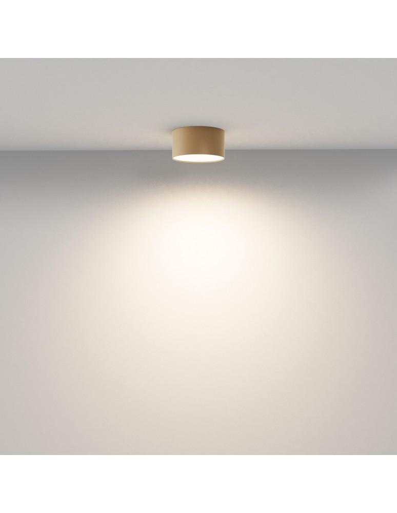 Maytoni Zon Lampa Sufitowa LED 12W 600lm 3000K Złoty Mat C032CL-12W3K-RD-MG Maytoni Zon Lampa Sufitowa LED 12W 600lm 3000K Złoty Mat C032CL-12W3K-RD-MG