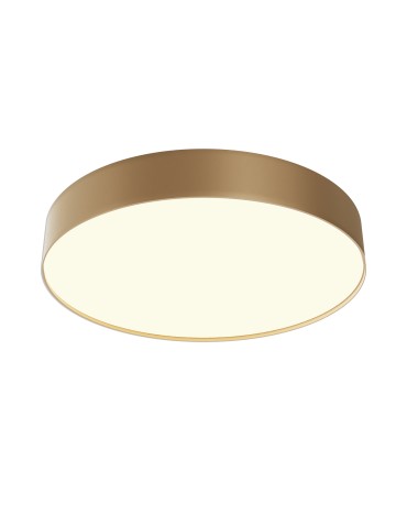 Maytoni Zon Lampa Sufitowa LED 45W 2880lm 3000K Złoty Mat C032CL-45W3K-RD-MG