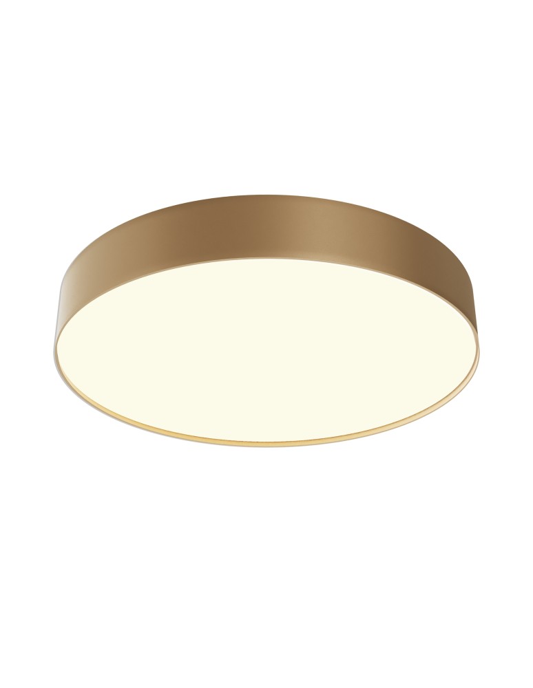 Maytoni Zon Lampa Sufitowa LED 45W 2880lm 3000K Złoty Mat C032CL-45W3K-RD-MG