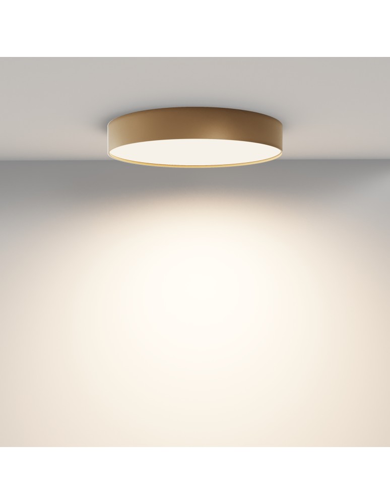 Maytoni Zon Lampa Sufitowa LED 45W 2880lm 3000K Złoty Mat C032CL-45W3K-RD-MG Maytoni Zon Lampa Sufitowa LED 45W 2880lm 3000K Złoty Mat C032CL-45W3K-RD-MG