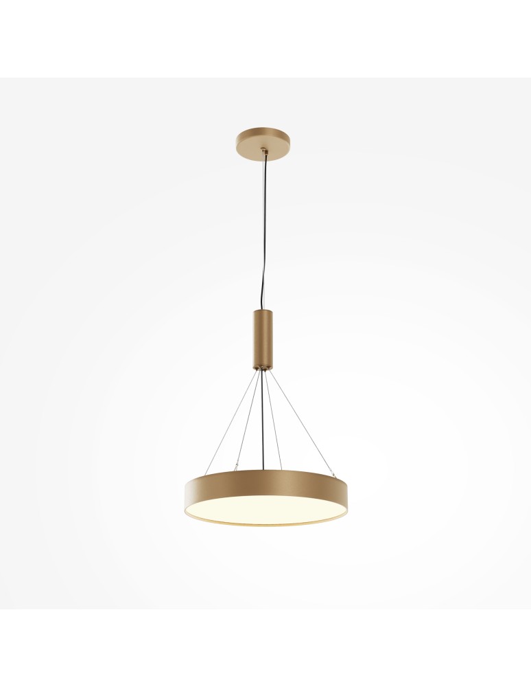 Maytoni Zon Lampa Sufitowa LED 45W 2880lm 3000K Złoty Mat C032CL-45W3K-RD-MG Maytoni Zon Lampa Sufitowa LED 45W 2880lm 3000K Złoty Mat C032CL-45W3K-RD-MG