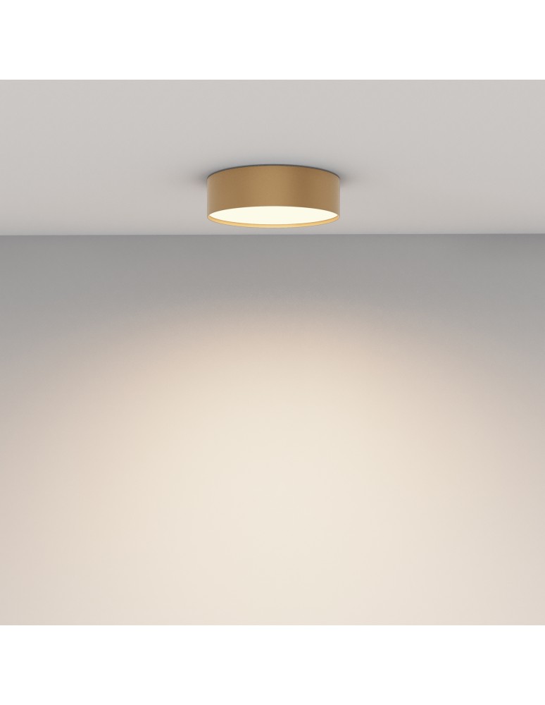 Maytoni Zon Lampa Sufitowa LED 24W 1420lm 3000K Złoty Mat C032CL-24W3K-RD-MG Maytoni Zon Lampa Sufitowa LED 24W 1420lm 3000K Złoty Mat C032CL-24W3K-RD-MG
