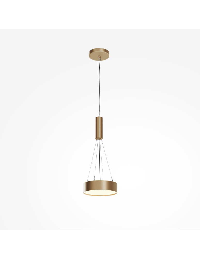 Maytoni Zon Lampa Sufitowa LED 24W 1420lm 3000K Złoty Mat C032CL-24W3K-RD-MG Maytoni Zon Lampa Sufitowa LED 24W 1420lm 3000K Złoty Mat C032CL-24W3K-RD-MG