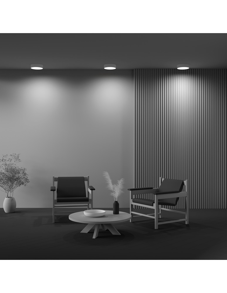 Maytoni Zon Lampa Sufitowa LED 24W 1690lm 3000K Biały C032CL-24W3K-RD-W Maytoni Zon Lampa Sufitowa LED 24W 1690lm 3000K Biały C032CL-24W3K-RD-W