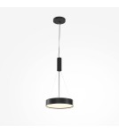 Lampy sufitowe LED - Maytoni Zon Lampa Sufitowa LED 36W 1800lm 3000K Black C032CL-36W3K-RD-B - product 5