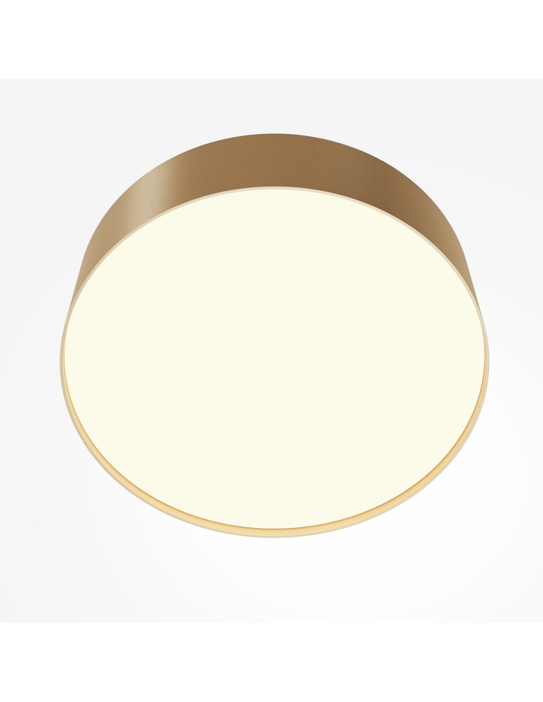 Maytoni Zon Lampa Sufitowa LED 36W 2220lm 3000K Złoty Mat C032CL-36W3K-RD-MG Maytoni Zon Lampa Sufitowa LED 36W 2220lm 3000K Złoty Mat C032CL-36W3K-RD-MG