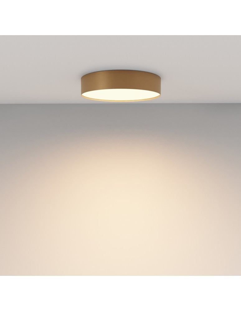 Maytoni Zon Lampa Sufitowa LED 36W 2220lm 3000K Złoty Mat C032CL-36W3K-RD-MG Maytoni Zon Lampa Sufitowa LED 36W 2220lm 3000K Złoty Mat C032CL-36W3K-RD-MG