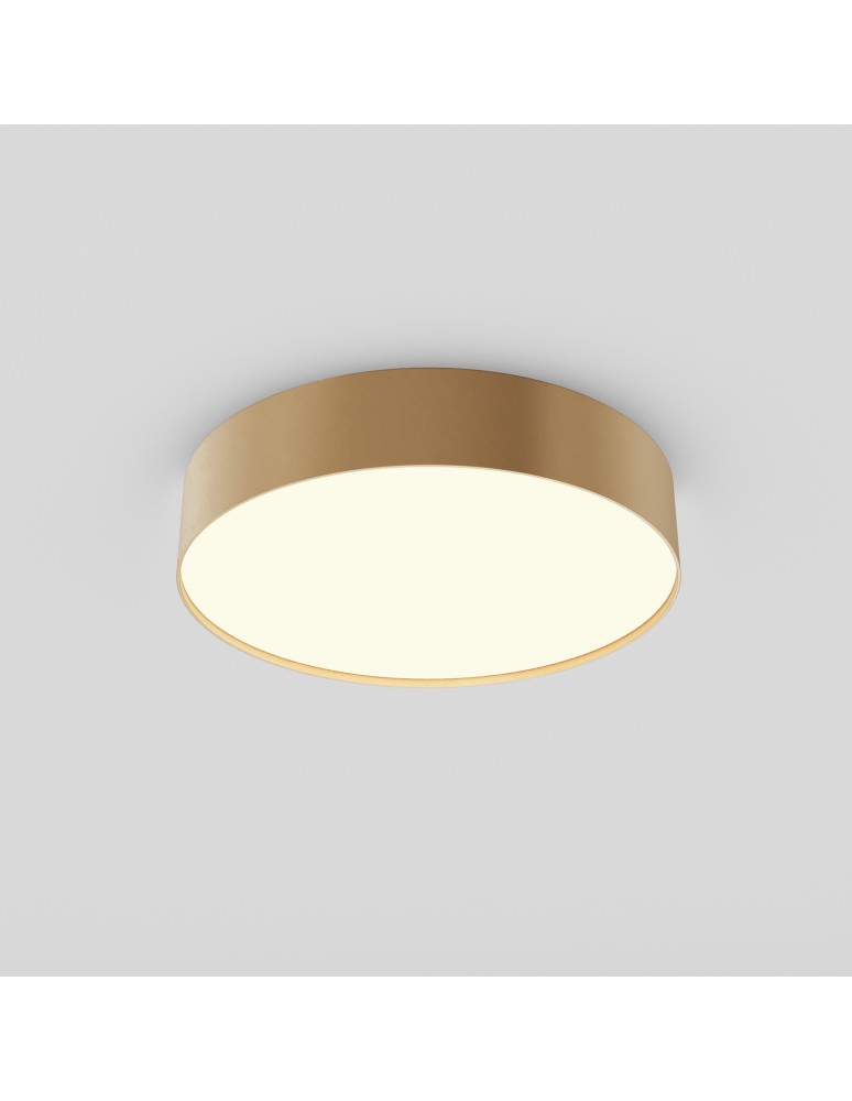Maytoni Zon Lampa Sufitowa LED 36W 2220lm 3000K Złoty Mat C032CL-36W3K-RD-MG Maytoni Zon Lampa Sufitowa LED 36W 2220lm 3000K Złoty Mat C032CL-36W3K-RD-MG