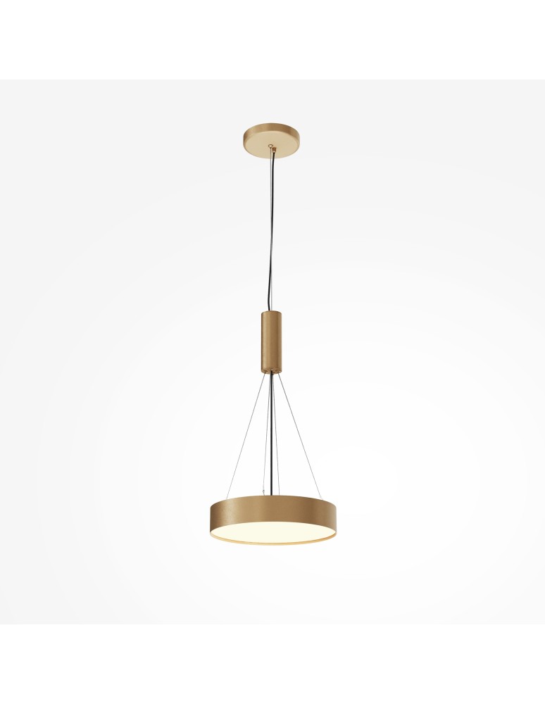 Maytoni Zon Lampa Sufitowa LED 36W 2220lm 3000K Złoty Mat C032CL-36W3K-RD-MG Maytoni Zon Lampa Sufitowa LED 36W 2220lm 3000K Złoty Mat C032CL-36W3K-RD-MG
