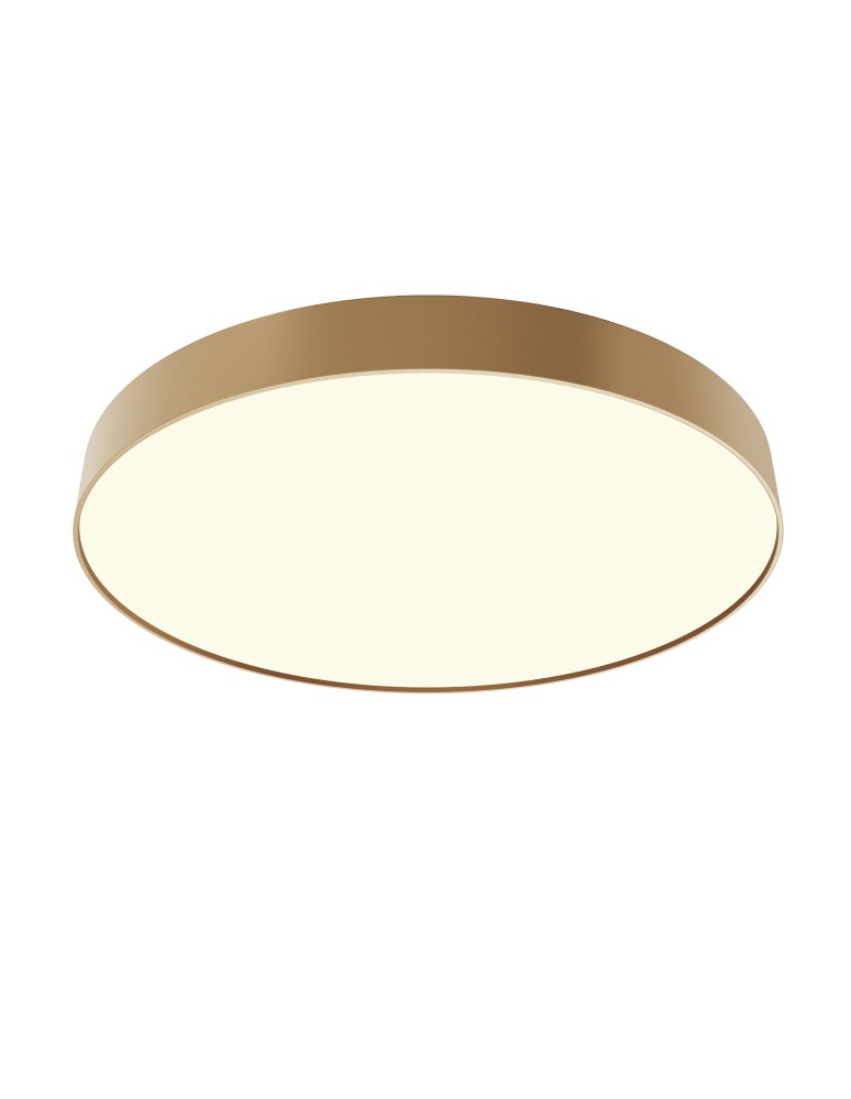 Maytoni Zon Lampa Sufitowa LED 90W 4970lm 3000K Złoty Mat C032CL-90W3K-RD-MG Maytoni Zon Lampa Sufitowa LED 90W 4970lm 3000K Złoty Mat C032CL-90W3K-RD-MG