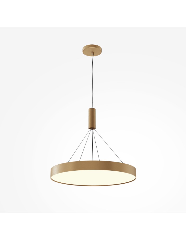 Maytoni Zon Lampa Sufitowa LED 90W 4970lm 3000K Złoty Mat C032CL-90W3K-RD-MG Maytoni Zon Lampa Sufitowa LED 90W 4970lm 3000K Złoty Mat C032CL-90W3K-RD-MG