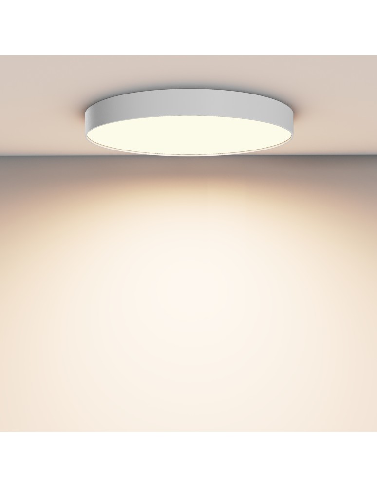 Maytoni Zon Lampa Sufitowa LED 90W 7410lm 3000K Biały C032CL-90W3K-RD-W Maytoni Zon Lampa Sufitowa LED 90W 7410lm 3000K Biały C032CL-90W3K-RD-W