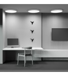Maytoni Zon Lampa Sufitowa LED 90W 7410lm 3000K Biały C032CL-90W3K-RD-W Maytoni Zon Lampa Sufitowa LED 90W 7410lm 3000K Biały C032CL-90W3K-RD-W
