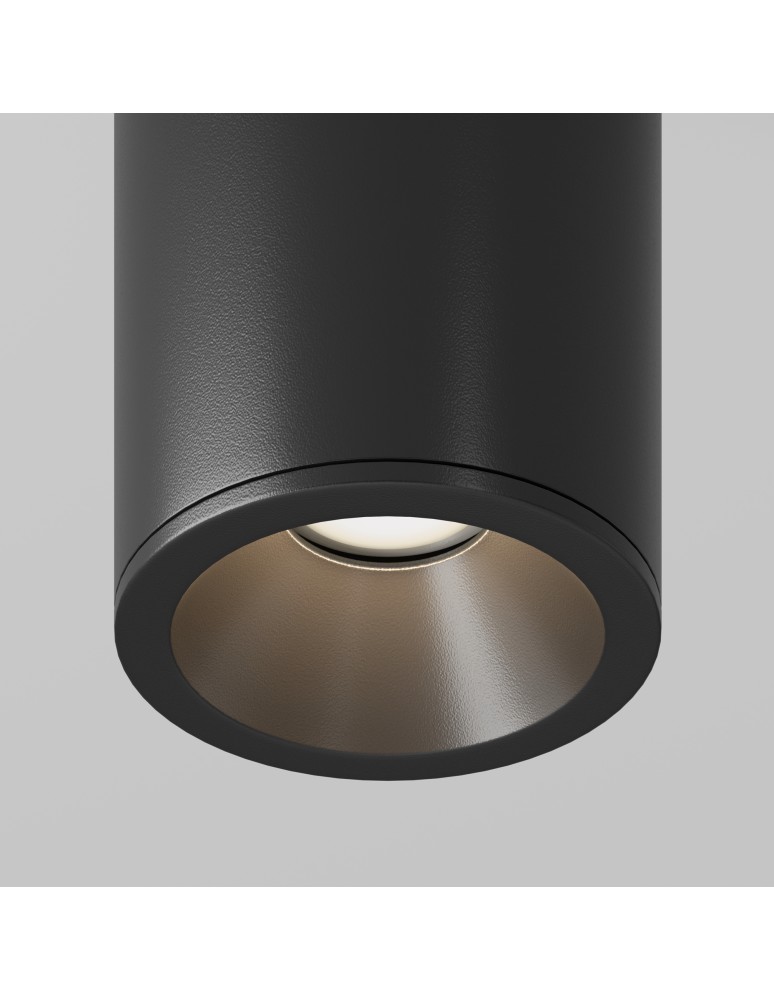 Maytoni Zoom Lampa Sufitowa 1xGU10 50W IP65 Black C029CL-01-S-B Maytoni Zoom Lampa Sufitowa 1xGU10 50W IP65 Black C029CL-01-S-B
