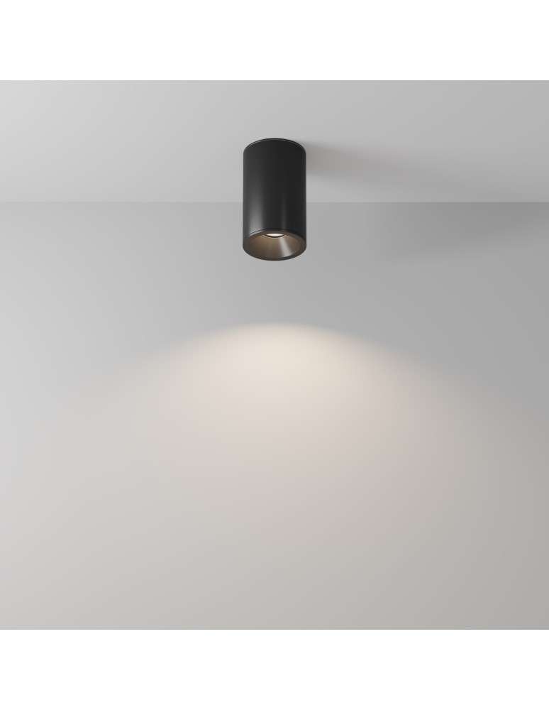 Maytoni Zoom Lampa Sufitowa 1xGU10 50W IP65 Black C029CL-01-S-B Maytoni Zoom Lampa Sufitowa 1xGU10 50W IP65 Black C029CL-01-S-B