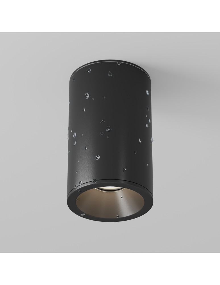 Maytoni Zoom Lampa Sufitowa 1xGU10 50W IP65 Black C029CL-01-S-B Maytoni Zoom Lampa Sufitowa 1xGU10 50W IP65 Black C029CL-01-S-B
