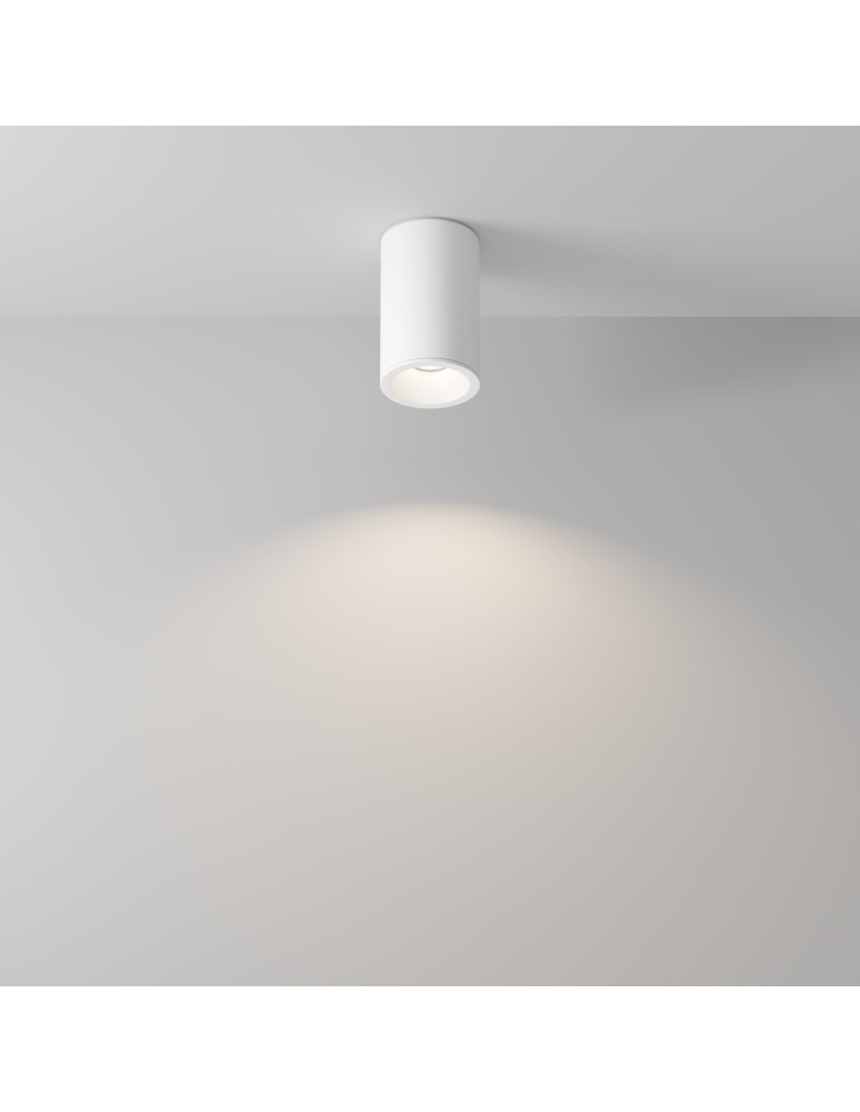 Maytoni Zoom Lampa Sufitowa 1xGU10 50W IP65 Biały C029CL-01-S-W Maytoni Zoom Lampa Sufitowa 1xGU10 50W IP65 Biały C029CL-01-S-W