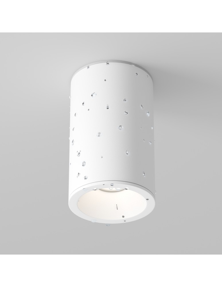 Maytoni Zoom Lampa Sufitowa 1xGU10 50W IP65 Biały C029CL-01-S-W Maytoni Zoom Lampa Sufitowa 1xGU10 50W IP65 Biały C029CL-01-S-W