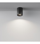 Oprawy sufitowe hermetyczne - Maytoni Zoom Lampa Sufitowa 1xGU10 50W IP65 Black C029CL-01B - product 4