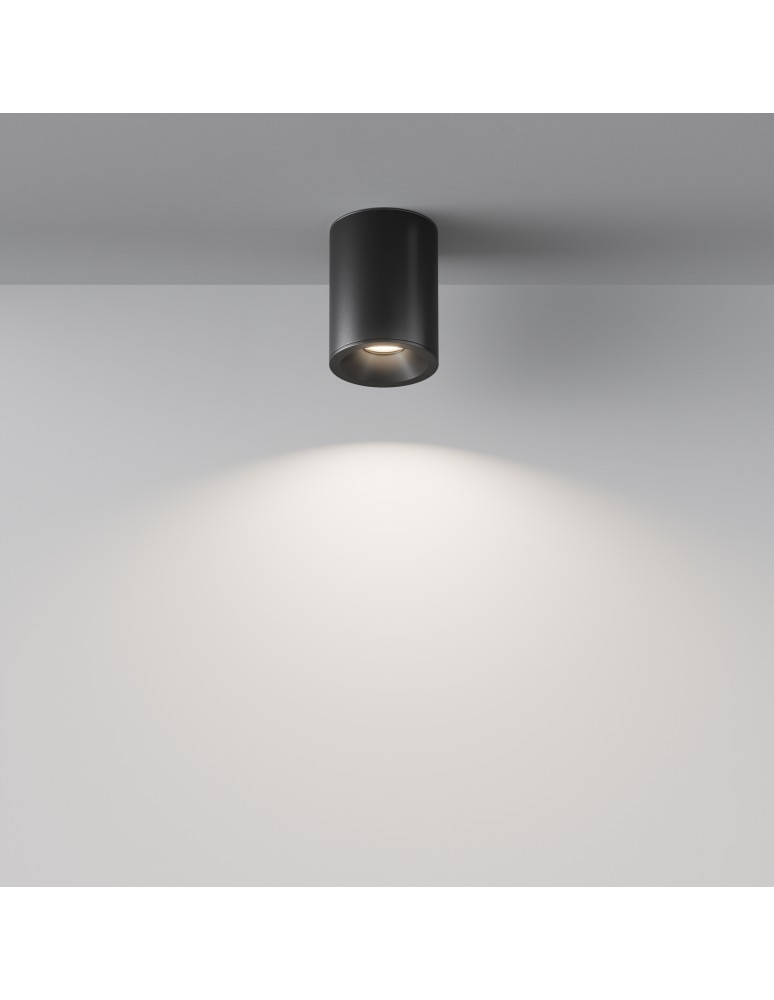 Maytoni Zoom Lampa Sufitowa 1xGU10 50W IP65 Black C029CL-01B