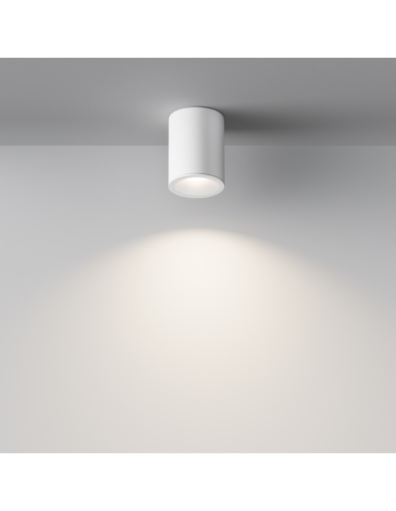 Maytoni Zoom Lampa Sufitowa 1xGU10 50W IP65 Biały C029CL-01W