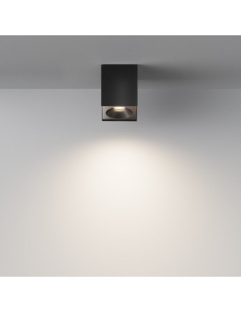 Maytoni Zoom Lampa Sufitowa 1xGU10 50W IP65 Black C030CL-01B Maytoni Zoom Lampa Sufitowa 1xGU10 50W IP65 Black C030CL-01B