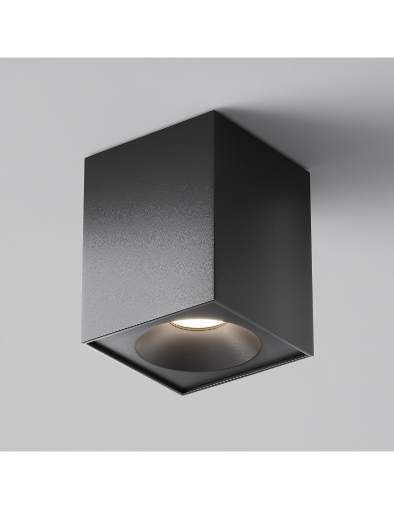 Maytoni Zoom Lampa Sufitowa 1xGU10 50W IP65 Black C030CL-01B Maytoni Zoom Lampa Sufitowa 1xGU10 50W IP65 Black C030CL-01B