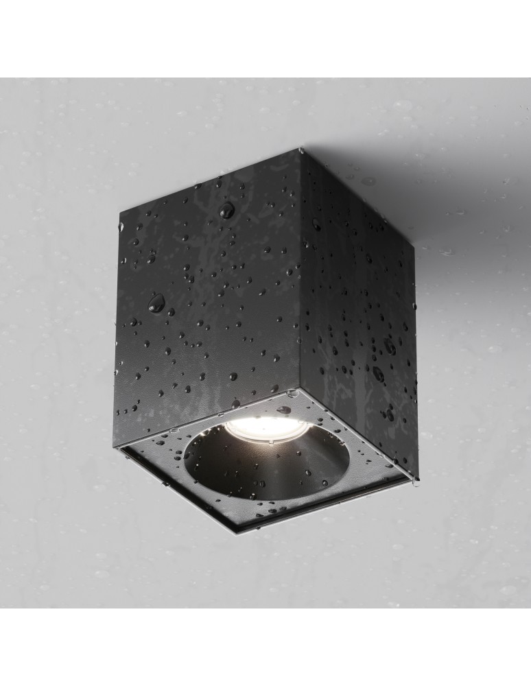 Maytoni Zoom Lampa Sufitowa 1xGU10 50W IP65 Black C030CL-01B Maytoni Zoom Lampa Sufitowa 1xGU10 50W IP65 Black C030CL-01B