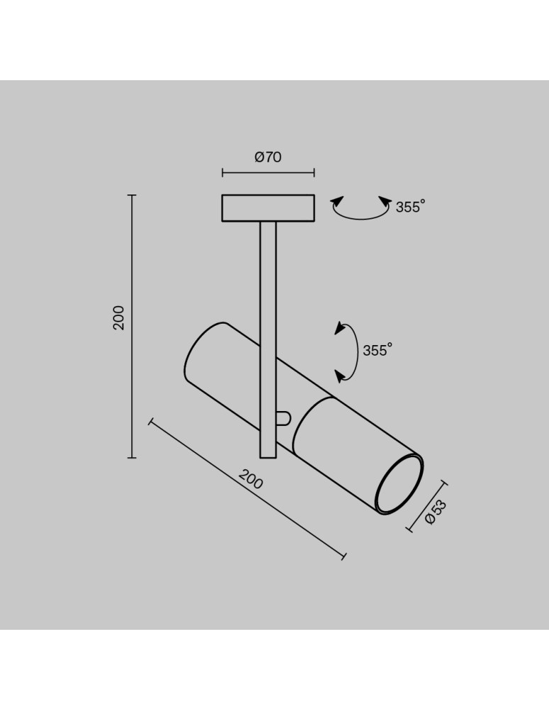 Maytoni Elti Lampa Sufitowa 1xGU10 50W Czarny, Złoty C020CL-01GB Maytoni Elti Lampa Sufitowa 1xGU10 50W Czarny, Złoty C020CL-01GB
