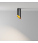 Oprawy sufitowe okrągłe - Maytoni Lipari Lampa Sufitowa 1xGU10 12W Czarny, Złoty C044CL-01-15GU10-B - product 4